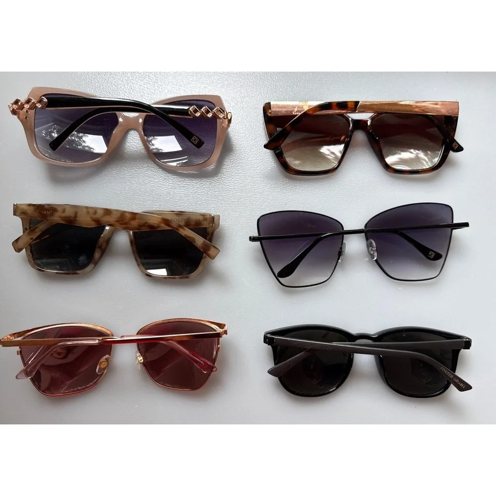 Wholesale lot Authentic Foster Grant Women's Sunglasses (6 pairs)-Limited Supply